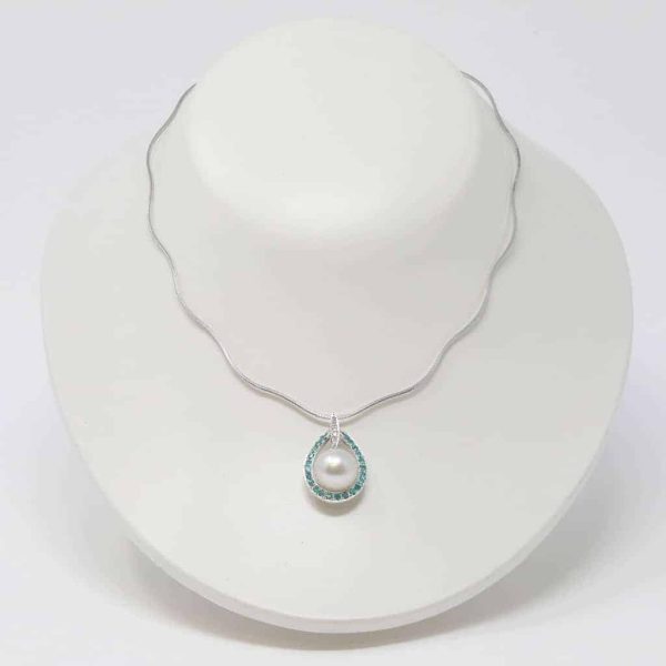 Shizuku South Sea Pearl White Gold Pendant (P22) - Image 7