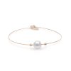 White Akoya Pearl Gold Bracelet (BL7)