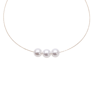 White Akoya Pearl Gold Pendant (P9)