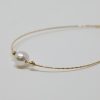 White Akoya Pearl Gold Bracelet (BL7) - Image 4