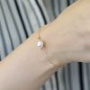White Akoya Pearl Gold Bracelet (BL7) - Image 5