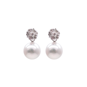 Real white on sale pearl earrings