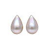 Mabe Pearl K18 Gold Clip Earring E5