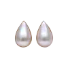 Mabe Pearl K18 Gold Clip Earring E5