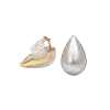 Mabe Pearl K18 Gold Clip Earring E5
