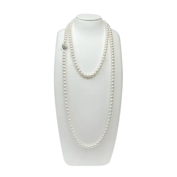 Akoya Pearl Long Necklace N10