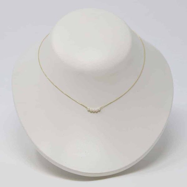 White Akoya Pearl Gold Pendant (P15) - Image 3