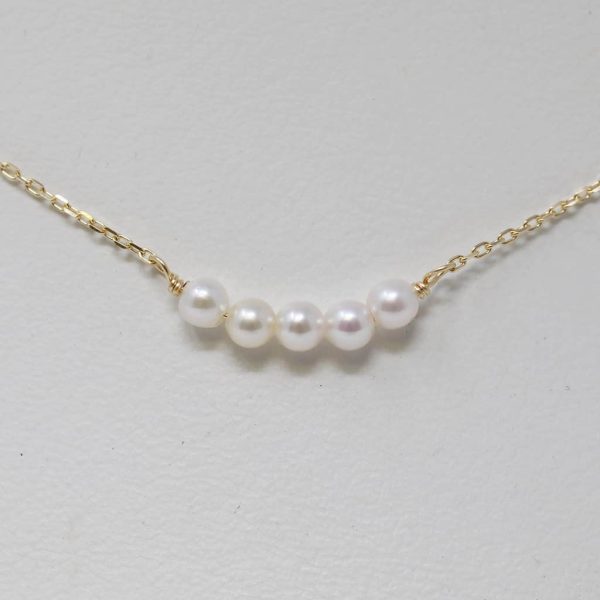 White Akoya Pearl Gold Pendant (P15) - Image 5