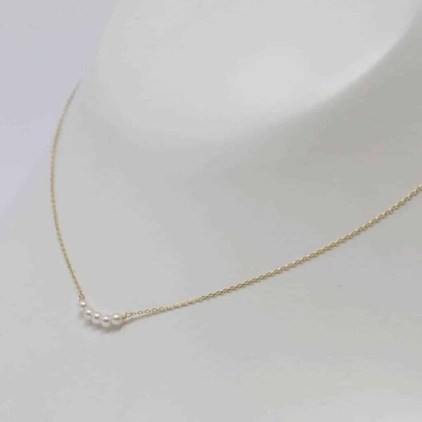 White Akoya Pearl Gold Pendant (P15) - Image 2