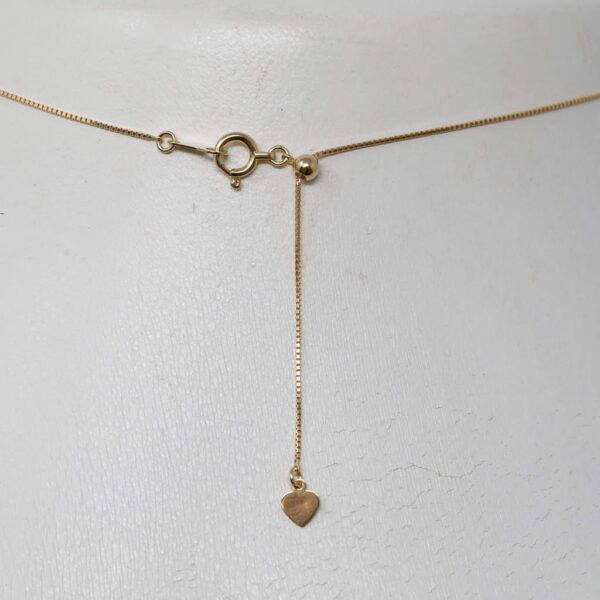 White Akoya Pearl Gold Diamond 'Horseshoe' Pendant (P17) - Image 3