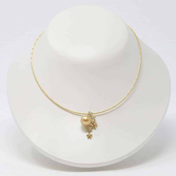Gold South Sea Pearl Gold Pendant (P7) - Image 6
