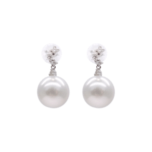 South Sea Pearl Diamond White Gold Earring E64