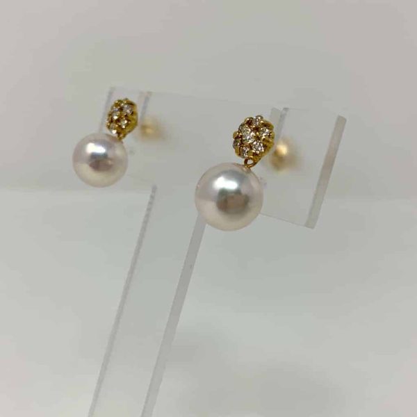 Akoya Pearl Earring (E66) - Image 3