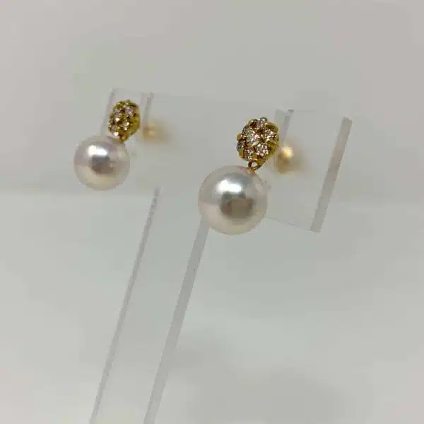 Akoya Pearl Earring (E66) - Image 3