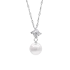 Akoya Pearl Diamond Gold Pendant P52