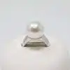 White South Sea Pearl Platinum Ring (R1) - Image 6