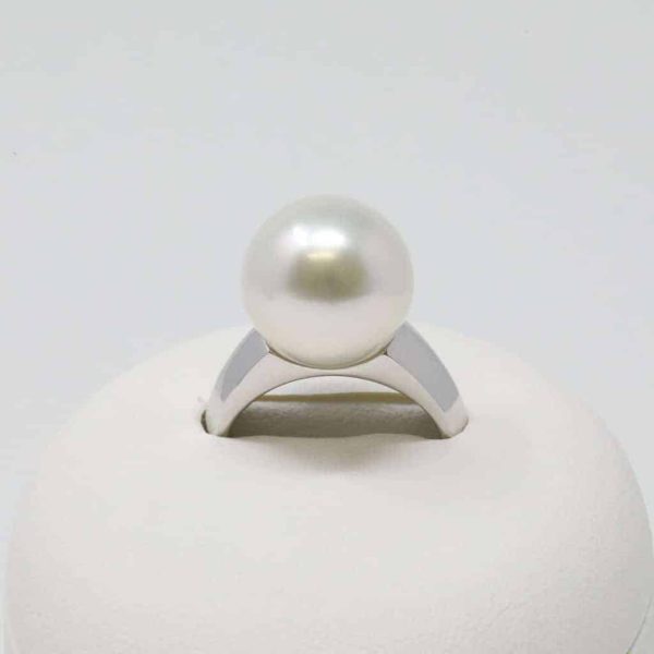 White South Sea Pearl Platinum Ring (R1) - Image 6