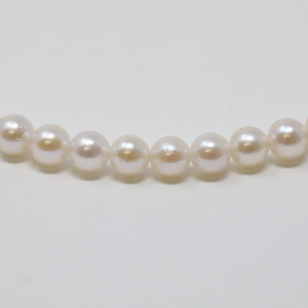 White Baby Akoya Pearl Strand Bracelet - BL2 - Image 4