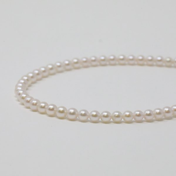 White Baby Akoya Pearl Strand Bracelet - BL2 - Image 3