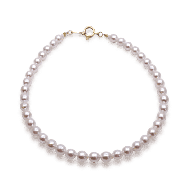 White Baby Akoya Pearl Strand Bracelet (BL2)