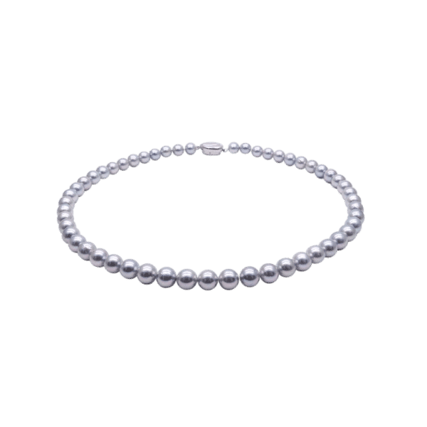 Blue Akoya Pearl Necklace