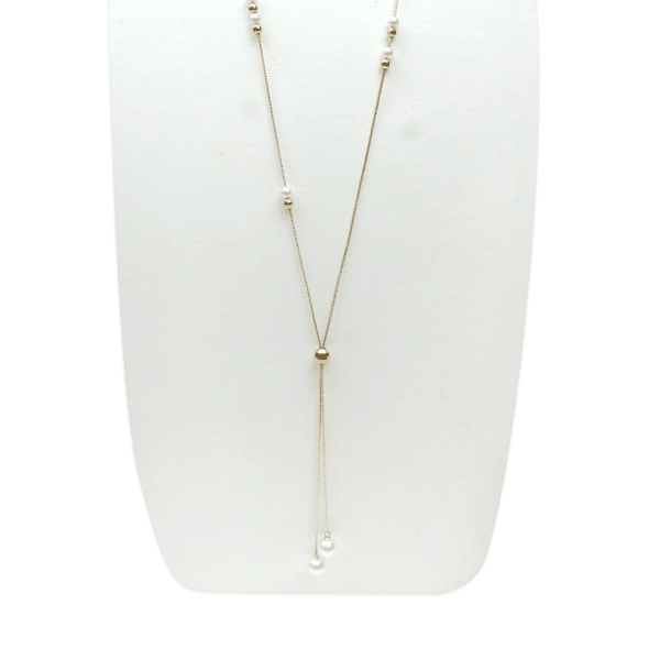 Baby Akoya Pearl K18 Gold Necklace N24