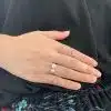 White Akoya Pearl Gold Ring (R9) - Image 2