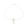 White Akoya Pearl Gold Diamond Pendant (P200)