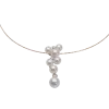 Akoya Pearl Diamond K18 Gold Pendant P200