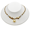 N107 Southsea Gold Pearl Necklace
