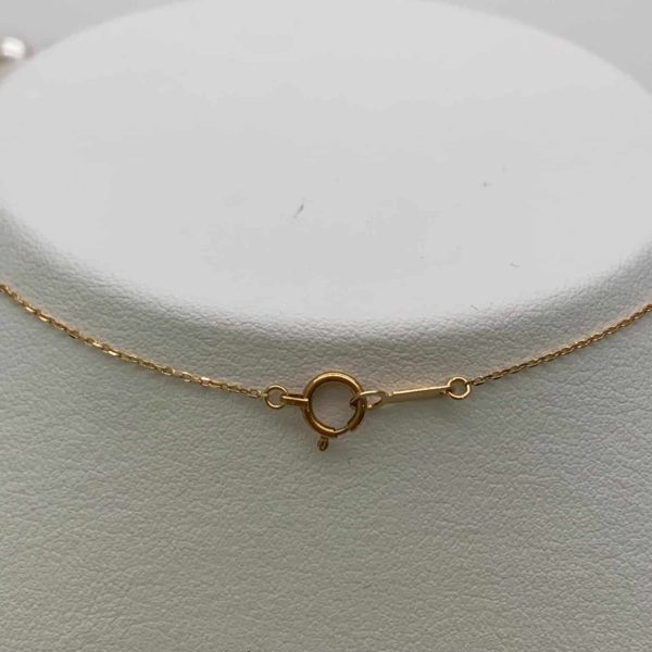 White Akoya Pearl Long Station Necklace (N109) - Image 4