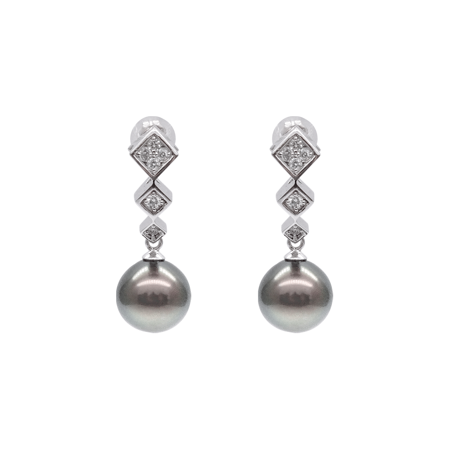 Golden south on sale sea pearl earrings