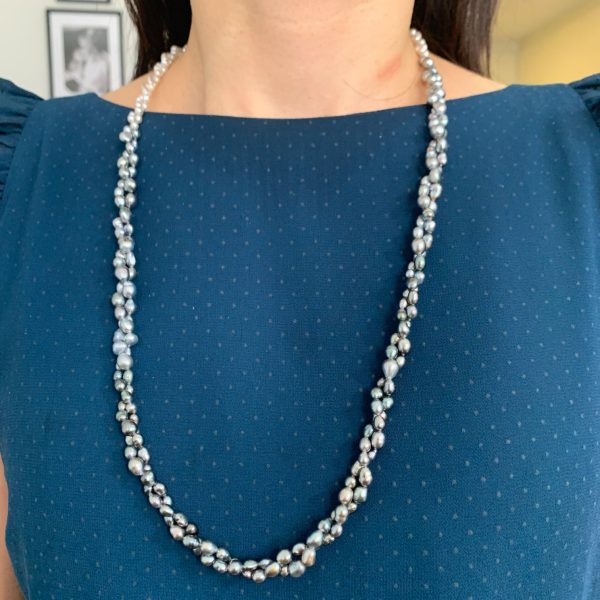 South Sea Keshi Pearl Strand Necklace (N111) - Image 3