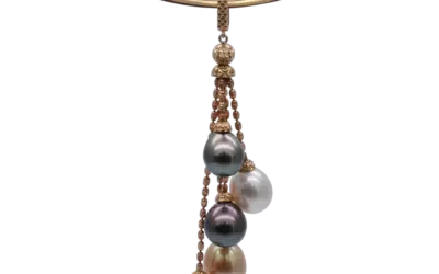 Shizuku Teardrop South Sea Pearl Gold Pendant (P212)