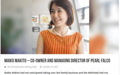 Paying It Forward. Featured in Enterprise Zone, Maiko Makito Shares Her Vision for Pearl FALCO