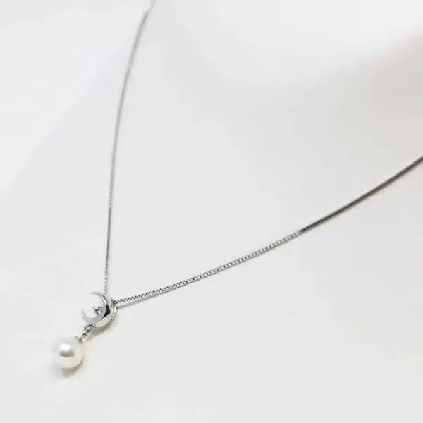Akoya Pearl Earring & Akoya Pearl Pendant Set B - Image 4