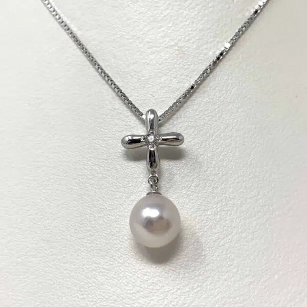 Akoya Pearl Earring & Akoya Pearl Pendant Set C - Image 5
