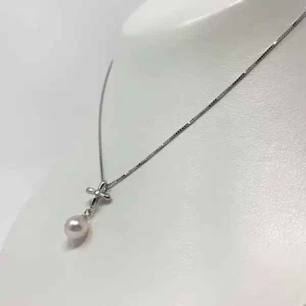 Akoya Pearl Earring & Akoya Pearl Pendant Set C - Image 7