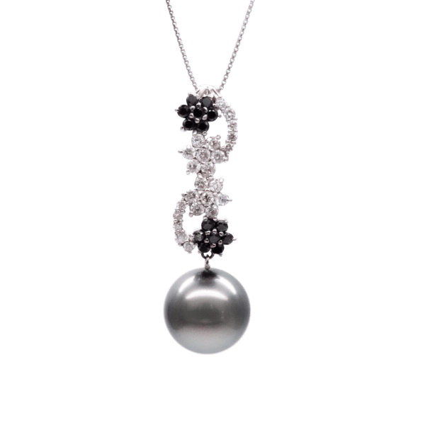 Black South Sea Pearl Pendant (P218)