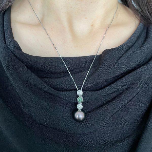 Black South Sea Pearl Pendant (P217) - Image 3
