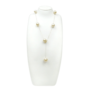 Gold South Sea Pearl Station Necklace N124