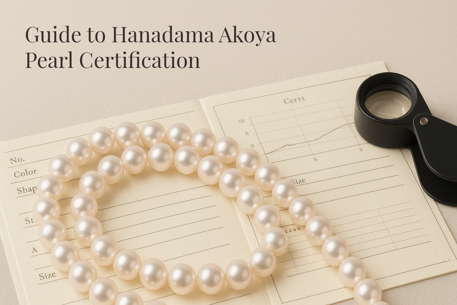 Guide to Hanadama Akoya Pearl Certification