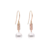 White Akoya Pearl K18 Gold Earring E239