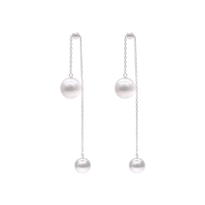 Akoya Pearl White Gold Earring E241