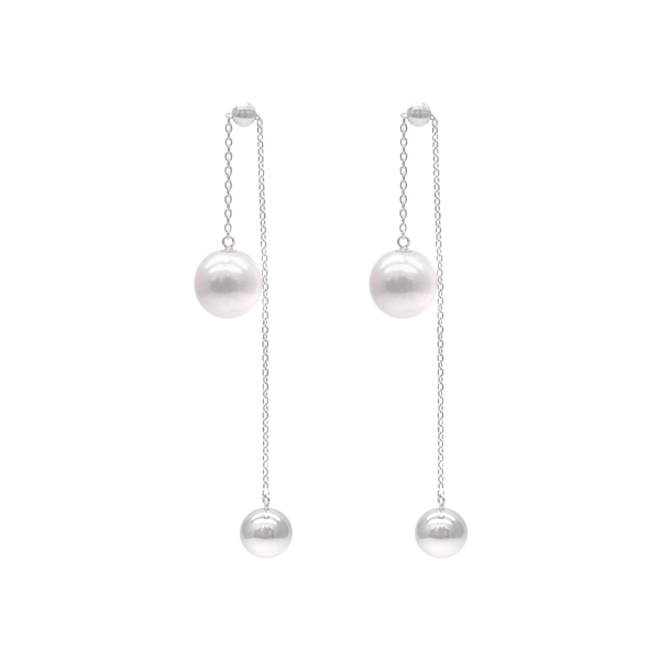 Akoya Pearl White Gold Earring E241