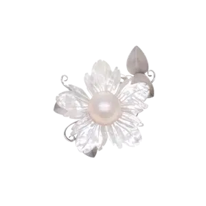 B59 Mabe with Shell Brooch