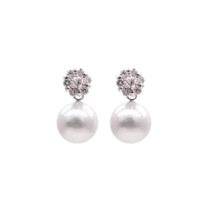 E247 Akoya Diamond Earrings
