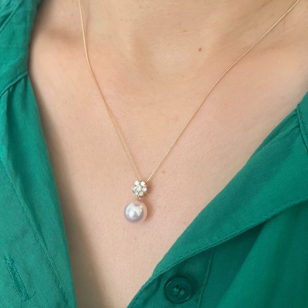Akoya White Pearl Pendant (P226) - Image 2