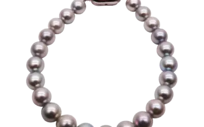 Blue Akoya Pearl Bracelet (BL56)