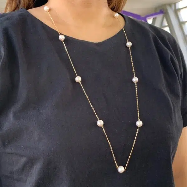 Pearl Station Necklaces